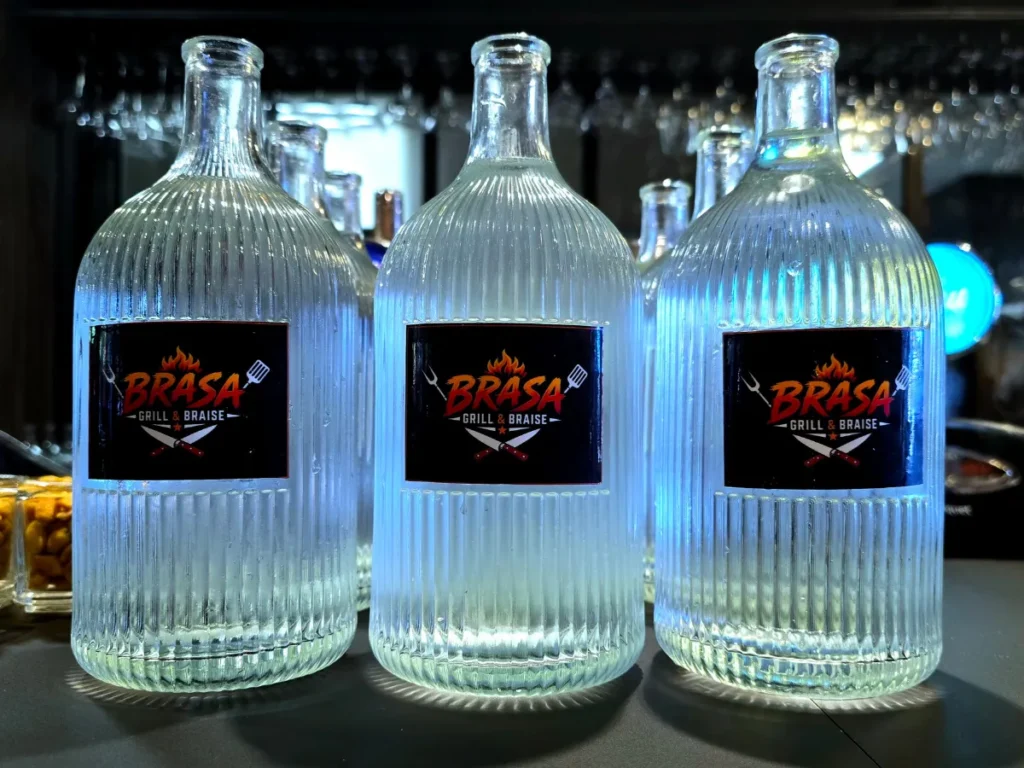 Sélection de boissons et cave du restaurant BRASA