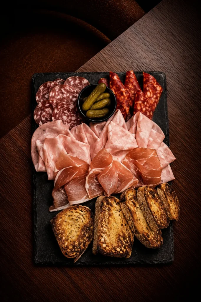 Assiette de charcuteries Brasa